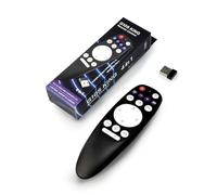 BOXPUT G10S King Telecomando universale per Smart TV & Android Box | BT 5.0 + 2.4G Dual Mode | Mouse ad aria con giroscopio a 6 assi | Controllo vocale e funzione di apprendimento IR | Isolamento a