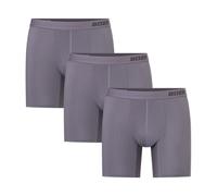 BOXR - Boxer da uomo, in bambù, taglia S, 3XL, Grigio - Set di 3, XL
