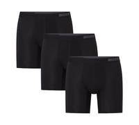 BOXR - Boxer da uomo, in bambù, taglia S, 3XL, Nero - Set di 3, XXL