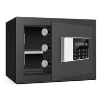BoxSmall Household Double Wall LockerDouble Alarm Safe Deposit Box,D-As Shown