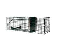 BOXTRAP Trappola per topi con 1 porta scorrevole e 1 ingresso in basso, 2 ingressi, 60 x 19 x 19 cm, facile da installare, molto efficiente.