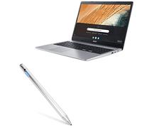 BoxWave AccuPoint Active Stylus, penna stilo compatibile con Acer Chromebook 315 (CB315-3HT), pennino elettronico con punta ultra fine, colore: argento metallizzato