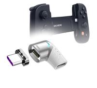 BoxWave Adattatore compatibile con Backbone One (IP) - MagnetoSnap PD Angle Adapter, connettore di ricarica magnetico dispositivo Saver - argento metallizzato