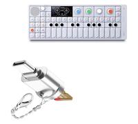 BoxWave Adattatore compatibile con Teenage Engineering OP-1 - Mini lettore di schede micro SD, USB Type-C OTG Reader USB3.0 adattatore portachiavi - argento metallizzato