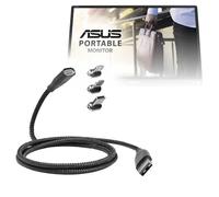 BoxWave - Cavo compatibile con ASUS ZenScreen MB16ACE (cavo di BoxWave) - MagnetoSnap PD AllCharge Cable (100W), Magnet PD 100W Cavo di ricarica USB Type-C Micro USB - Jet Black