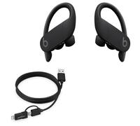 BoxWave Cavo compatibile con Beats - Powerbeats Pro Totally Wireless Earbuds - Cavo iDroid Pro, cavo adattatore 2 in 1 da micro USB a MFi Lightning - 0,9 m - nero