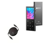 BoxWave Cavo compatibile con Benjie MP3 MP4 Player B33 - PD miniSync (240W), retrattile PD 240W Cavo USB Type-C portatile - Jet Black