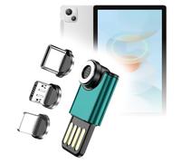 BoxWave Cavo compatibile con Blackview Tab 13 - Mini adattatore MagnetoSync, cavo di ricarica magnetico USB Type-C Micro USB - Teal
