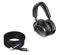 BoxWave Cavo compatibile con Bowers & Wilkins Px8, cavo DirectSync PD (3 m), USB-C a USB-C (100 W), ricarica rapida in lega di nylon intrecciato di tipo C lungo - Nero corvino
