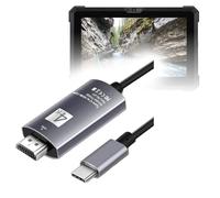 BoxWave - Cavo compatibile con Dell Latitude 7220 Rugged Extreme, cavo SmartDisplay, da USB di tipo C a HDMI (1,8 m), cavo USB C/HDMI per Dell Latitude 7220 Rugged Extreme, colore: nero