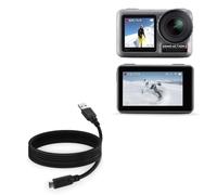 BoxWave Cavo compatibile con DJI Osmo Action - DirectSync - USB 3.0 A a USB 3.1 Tipo C, cavo di ricarica e sincronizzazione USB C - 1,8 m - Nero