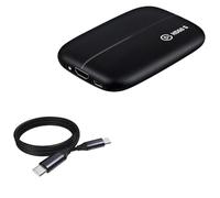 BoxWave Cavo compatibile con Elgato HD60 S - Cavo DirectSync PD (0,9 m) - USB-C a USB-C (100W), Ricarica intrecciata di tipo C e sincronizzazione rapida, nero corvino