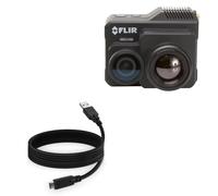 BoxWave Cavo compatibile con FLIR Duo Pro R - DirectSync - USB 3.0 A a USB 3.1 Tipo C, cavo di ricarica e sincronizzazione USB C - 1,8 m - Nero