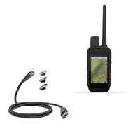 BoxWave Cavo Compatibile con Garmin Alpha 200i - MagnetoSnap PD AllCharge Cable (100W), Magnet PD 100W Cavo di Ricarica USB Type-C Micro USB - Jet Black