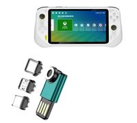 BoxWave Cavo compatibile con Logitech G Cloud Gaming Handheld 940-000198 (7") - Mini adattatore MagnetoSync, cavo di ricarica magnetico USB Type-C Micro USB - Teal