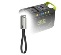 BoxWave Cavo compatibile con Marbero Power Station M82 Max - Caricatore portachiavi USB di tipo C, cavo USB da tipo C a USB di tipo A da 8 pollici - Nero corvino