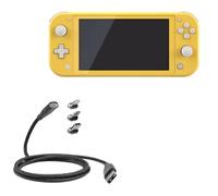 BoxWave Cavo Compatibile con Nintendo Switch Lite - Cavo MagnetoSnap PD AllCharge (100W), Magnet PD 100W Cavo di Ricarica USB Type-C Micro USB - Jet Black