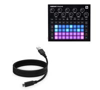 BoxWave Cavo compatibile con Novation Circuit Tracks - DirectSync - USB 3.0 A a USB 3.1 Tipo C, cavo di ricarica e sincronizzazione USB C - 1,8 m - Nero