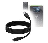 BoxWave Cavo compatibile con Poly Edge E220 - DirectSync - USB 3.0 A a USB 3.1 Tipo C, cavo di ricarica e sincronizzazione USB C - 1,8 m - Nero
