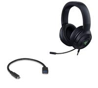 BoxWave Cavo compatibile con Razer Kraken V3 X - Adattatore di espansione USB, aggiunge hardware collegato USB al tuo telefono
