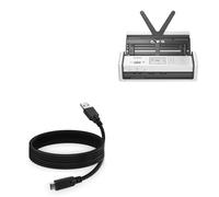 BoxWave Cavo compatibile con scanner Brother ADS-1800W, DirectSync, USB 3.0 A a USB 3.1 tipo C, cavo di ricarica e sincronizzazione USB C, 1,8 m, nero
