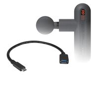 BoxWave Cavo compatibile con Sharper Image Power Percussion Massager Modello 1017981 - Adattatore di espansione USB, per aggiungere hardware collegato USB al tuo telefono
