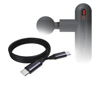 BoxWave Cavo compatibile con Sharper Image Power Percussion Massager Modello 1017981 - Cavo DirectSync PD (0,9 m) - USB-C a USB-C (100W), ricarica intrecciata di tipo C e sincronizzazione rapida