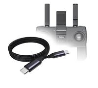 BoxWave Cavo compatibile con telecomando Ruko F11PRO, cavo DirectSync PD (0,9 m), da USB-C a USB-C (100 W), ricarica intrecciata di tipo C e sincronizzazione rapida, nero corvino