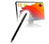 BoxWave EverTouch - Penna stilo compatibile con schermo touchscreen ROADOM Raspberry Pi (10,1"), pennino capacitivo EverTouch, penna stilo capacitiva con punta in fibra, nero