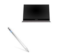 BoxWave - Penna stilo per Viewsonic VG1655 (pennino capacitivo di BoxWave) AccuPoint Active Stylus con punta ultra fine per Viewsonic VG1655, colore: Argento metallizzato