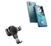 BoxWave Supporto per auto compatibile con Motorola Moto G72 - Supporto per auto X-Switch, montaggio su bocchetta di ventilazione semplice e minimale, nero corvino