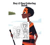 Boy & Dog Coloring Book