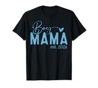 Boy Mama EST 2026 Boy Mom to be Pregnancy Announcement Maglietta