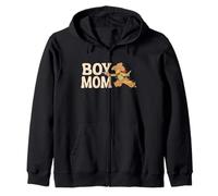 Boy Mom Cute Retro Cartoon Cowboy TPA Felpa con Cappuccio