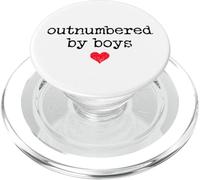 Boy Mom Outnumbered By Boys Mama,I Love My Sons,Mom of Boys PopSockets PopGrip per MagSafe