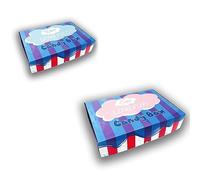 "Boy or Girl" Candy Box Ape Ice Scatola da 1kg Di Caramelle Gommose Frizzanti Zuccherate Personalizzata con Nome Scegli 6 Gusti Idea Regalo Nuova nascita Baby Shower Gender Reveal Battesimo Benvenuto