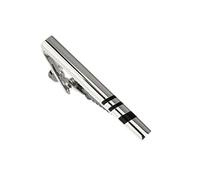 Boy Tie Clip, Mens Clip on Tie Black Long Strip Mens Ties Clip Men Suit Accessories Men Gifts for Valentines Day Tie Accessories