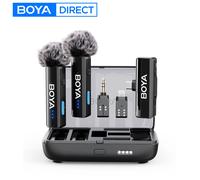 BOYA BOYALINK 2 Microfono lavalier wireless per iPhone Android Fotocamere DSLR Smartphone Gaming Youtube Registrazione video Streaming