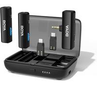 Set microfono wireless Boya Boyalink. incl 2 microfono, caricabatterie tutti i tipi di spine