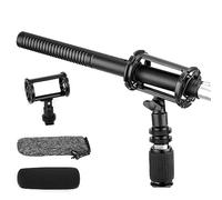 BOYA BY-BM6060 - Microfono a condensatore XLR, super cardioide, con alimentazione phantom 24 48 V, per fotocamera, videocamera, film, interviste, programmi TV, registrazione, podcast