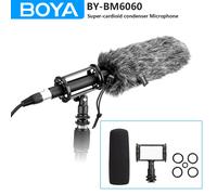 BOYA BY-BM6060 Microfono XLR Microfono a condensatore per fucile super cardioide per videocamera DSLR Creazione di film Intervista del programma TV