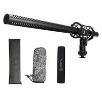 BOYA BY-BM6060L Microfono a fucile XLR per fotocamera DSLR con parabrezza antiurto Microfoni a condensatore professionali per Canon Nikon Sony Vlogging Registrazione video Intervista vocale YouTube