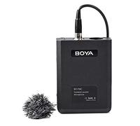Boya BY-F8C - Microfono lavalier cardioide professionale con uscita XLR per interviste, dialoghi e strumenti, batteria AA o Phantom Powered