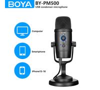 BOYA BY-PM500 Microfono USB a condensatore da gioco per PC Telefono cellulare Android Windows Mac Registrazione Youtube Streaming Blogger Vlog