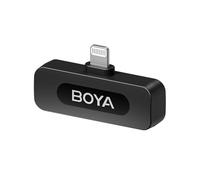 BOYA by-V Drahtloses Lavalier Mikrofon Lightning Empfänger für iPhone iPad,by-V RXD Kompatibel mit by-V TX for Vlog Live Stream Podcast Interview Videoaufnahme
