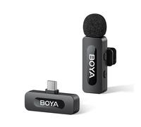 BOYA BY V10 Microfono senza fili per iPhone 15/16 Android 48 KHz/16 bit 9
