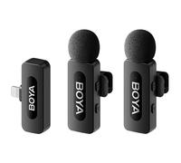 Boya BY-V2 V2.0 Draadloze Lavalier Microfoon voor Lightning - 2 x TX e 1 x RX