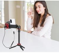 Kit video vlogger per smartphone Boya By-vg330 con microfono a condensazione By-mm1