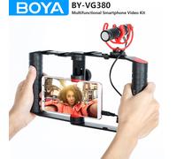 BOYA BY-VG380 Kit video per smartphone multifunzionale all-in-one con microfono BY-MM1 per iOS Android Podcasting Registrazione Vlog