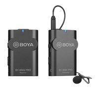 BOYA - BY-WM4 PRO-K1 Sistema Microfonico Wireless Omni Lavalier con Montaggio su Fotocamera Digitale 2,4 GHz - SPEDIZIONE GRATUITA